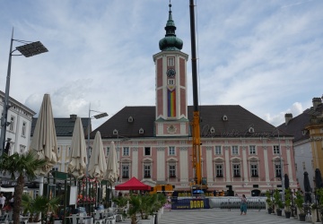 Foto vom Rathaus in St. Pölten